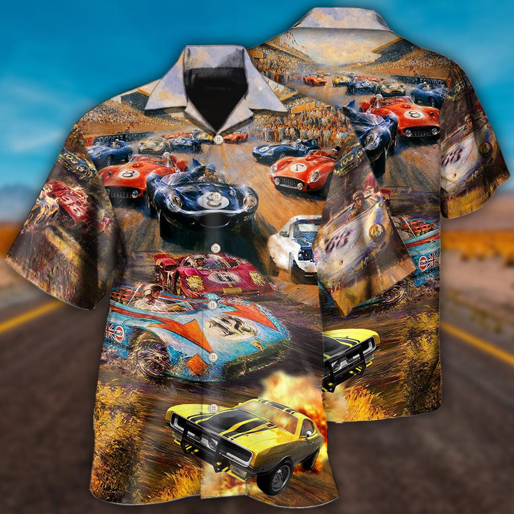 Car Racing Style Hawaii Shirt Ha6112