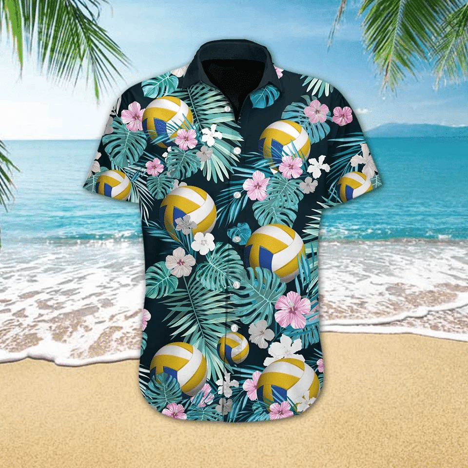 Volleyball Tropical Hawaii Shirt Unisex Adult Ha8296