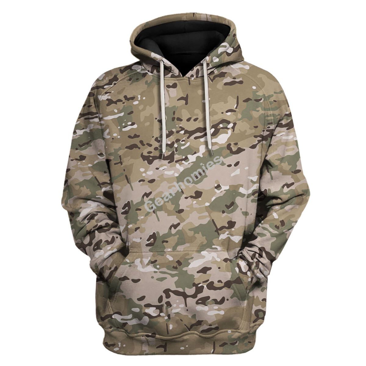 American Operational Camouflage Pattern (Ocp) Hoodies Pullover Sweatshirt Tracksuit