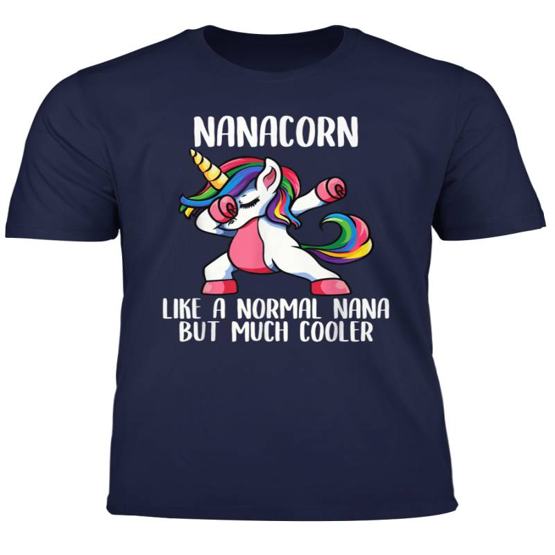 Unicorn Nana Girl Birthday Party Apparel Nanacorn Cute T Shirt