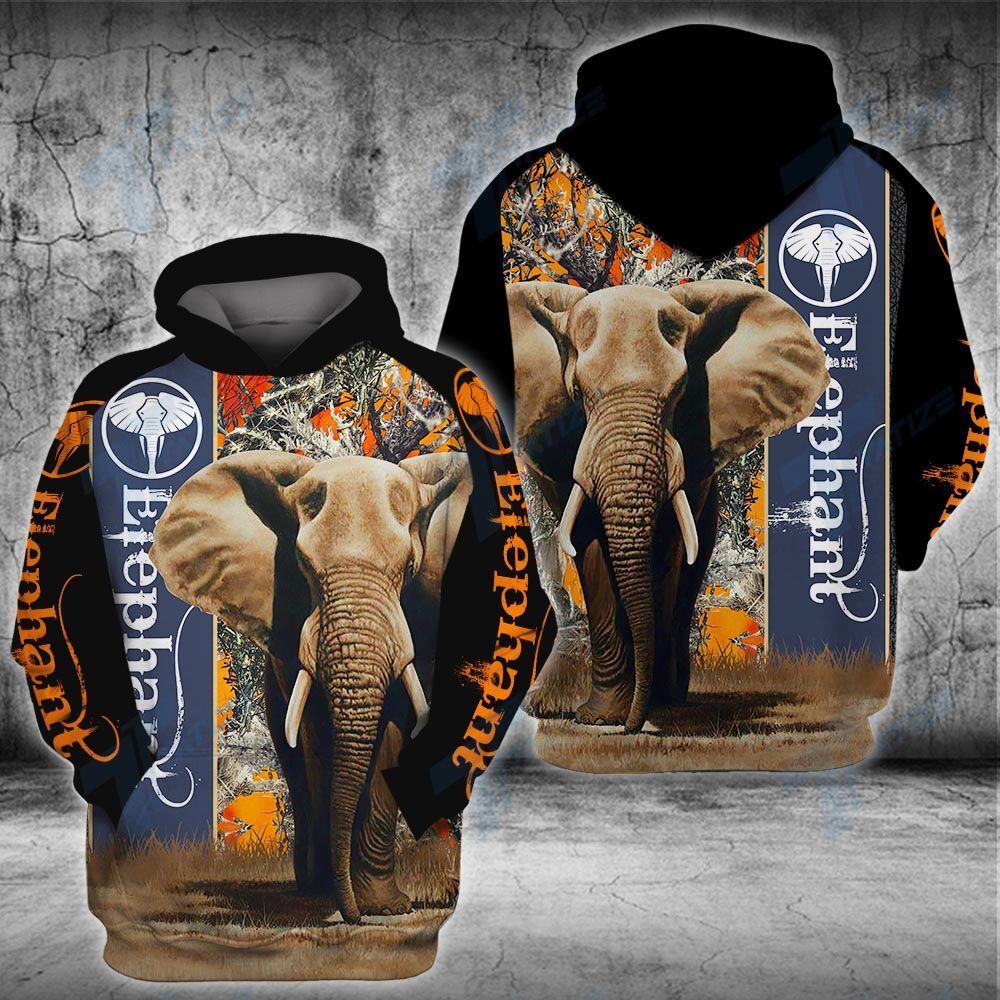 Wild animal elephant 3D ALL OVER PRINTED SHIRT, SWEATSHIRT, HOODIE, BOMBER JACKET SIZE S – 5XL