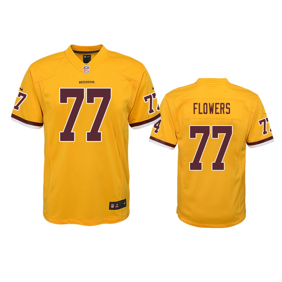 Washington Redskins Ereck Flowers Red Color Rush Game Jersey