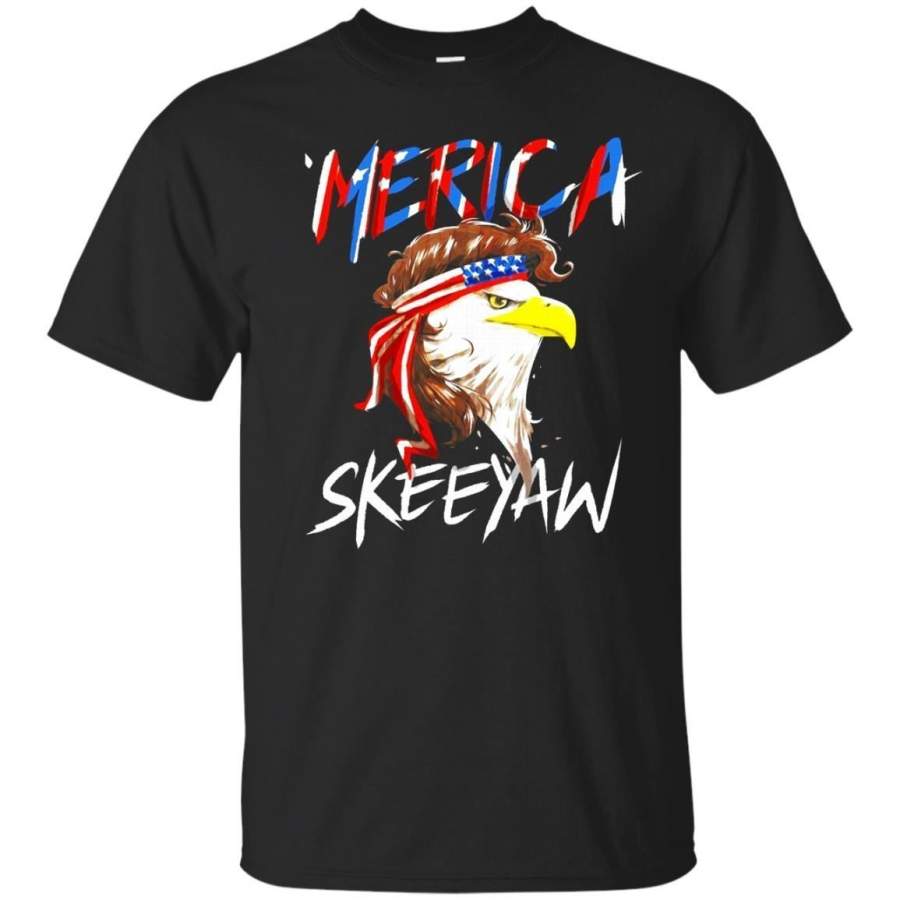 AGR Eagle Mullet Merica American USA 4th of July Freedom T-shirt