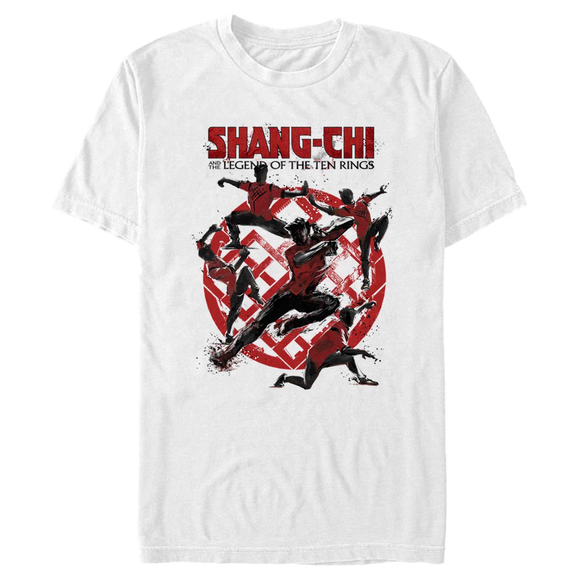 Shang-Chi Men’S Shang-Chi And The Legend Of The Ten Rings Action Logo  T-Shirt