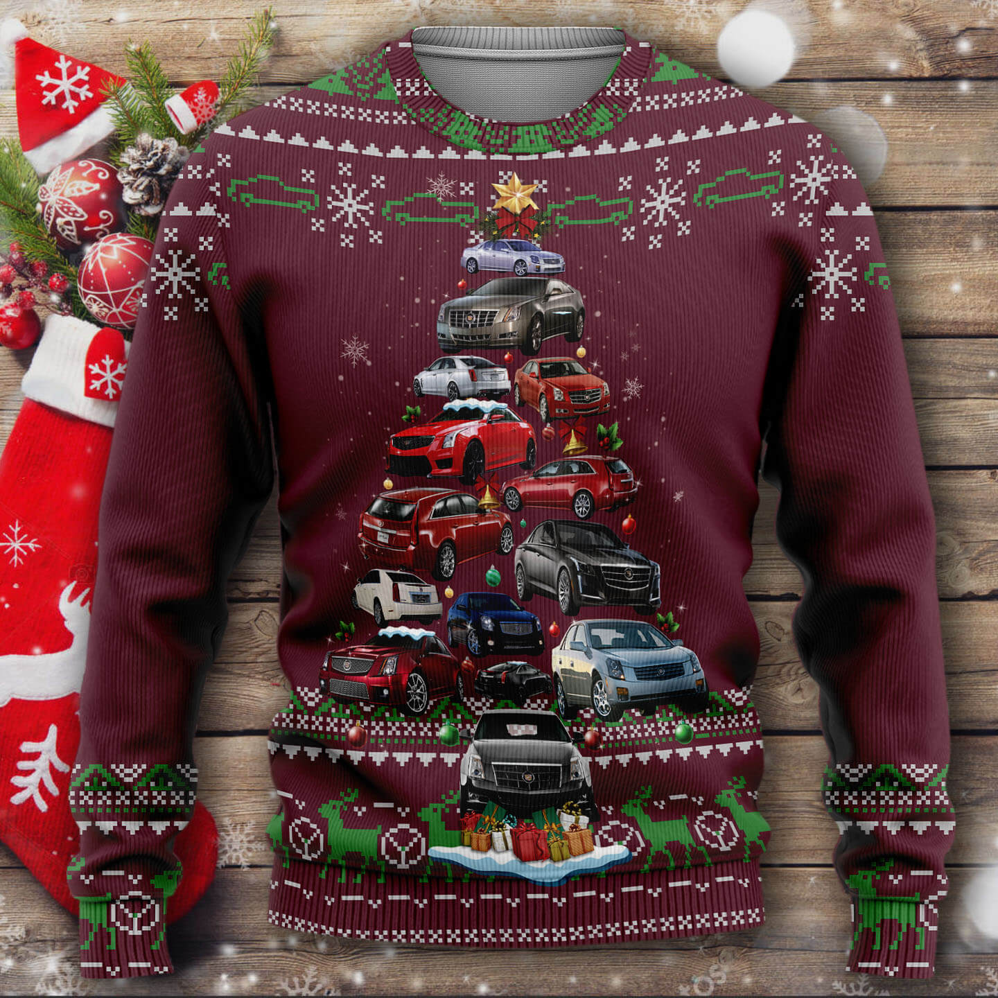 Cadillac Gts Christmas Sweater