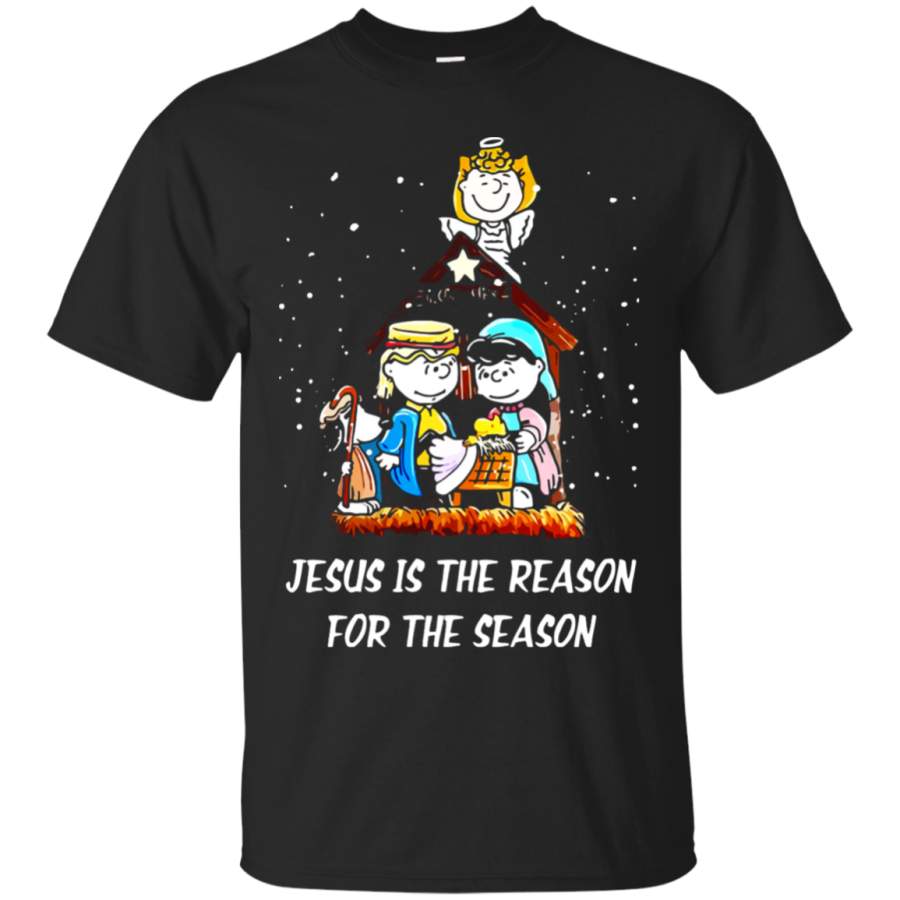 AGR Jesus Is The Reason For The Season Christmas Peanuts Snoopy T-Shirt ...
