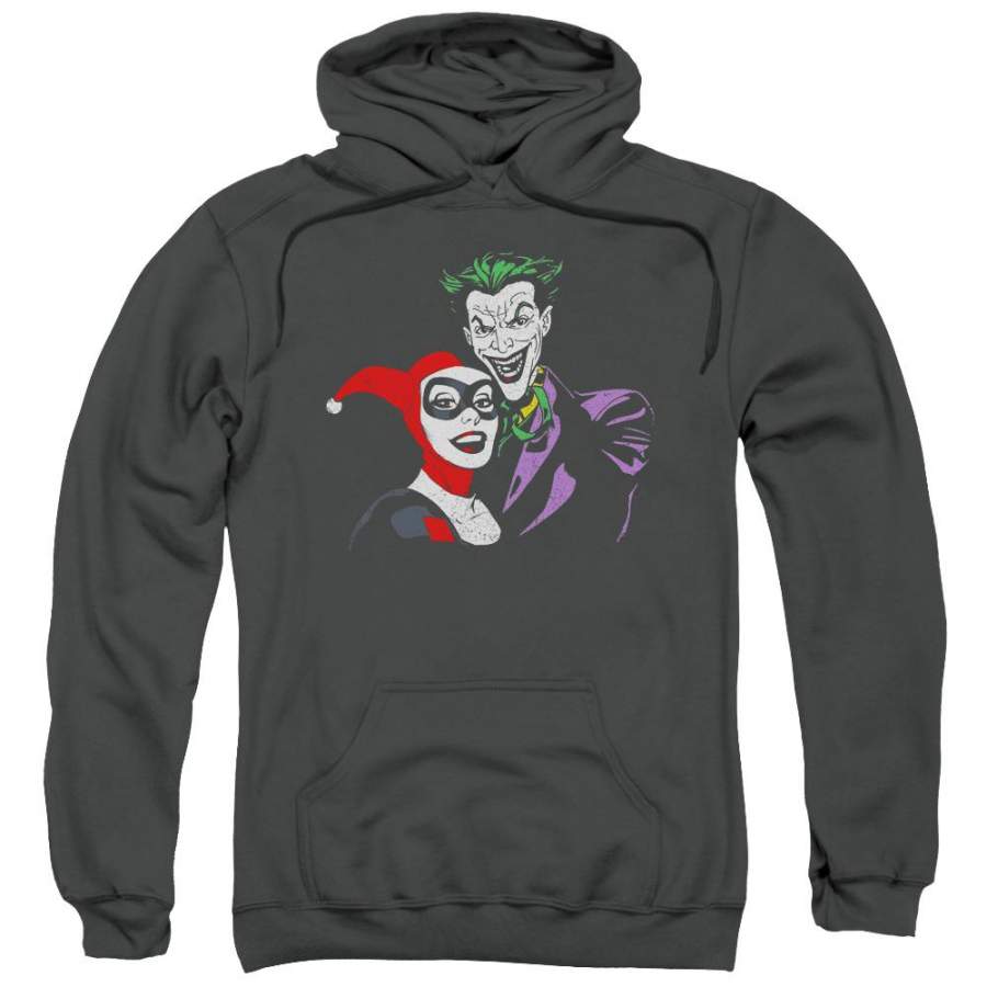 Batman – Joker & Harley Adult Pull Over Hoodie