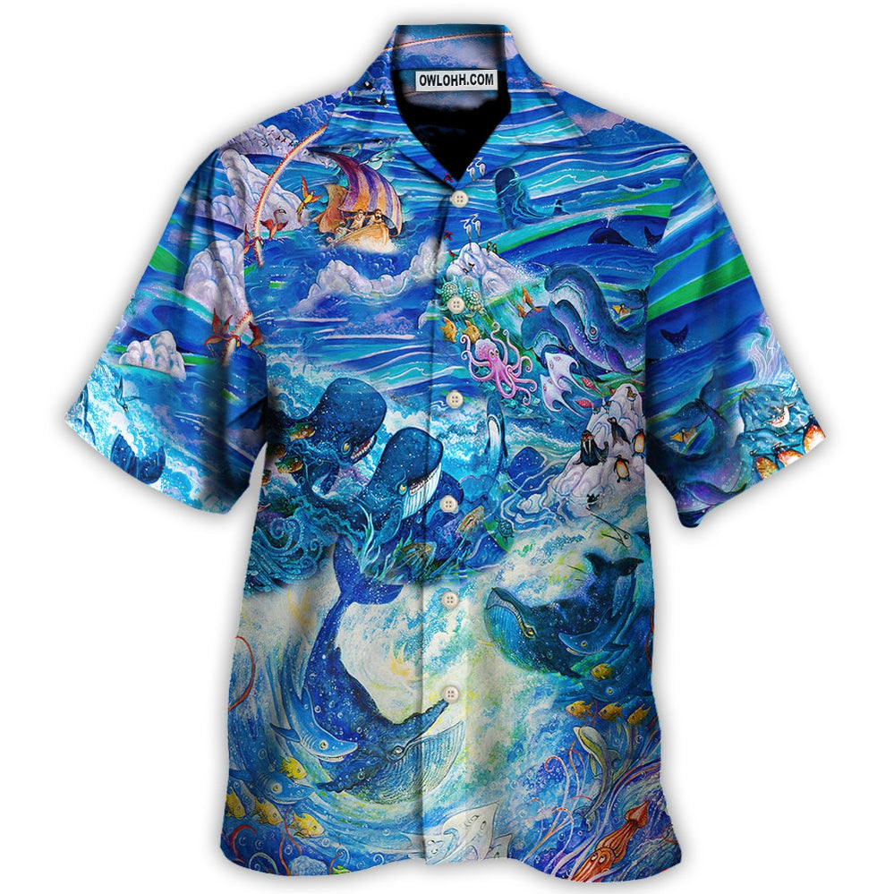 Shark Enjoy Amazing Adventure – Hawaiian Shirt  – Owl Ohh