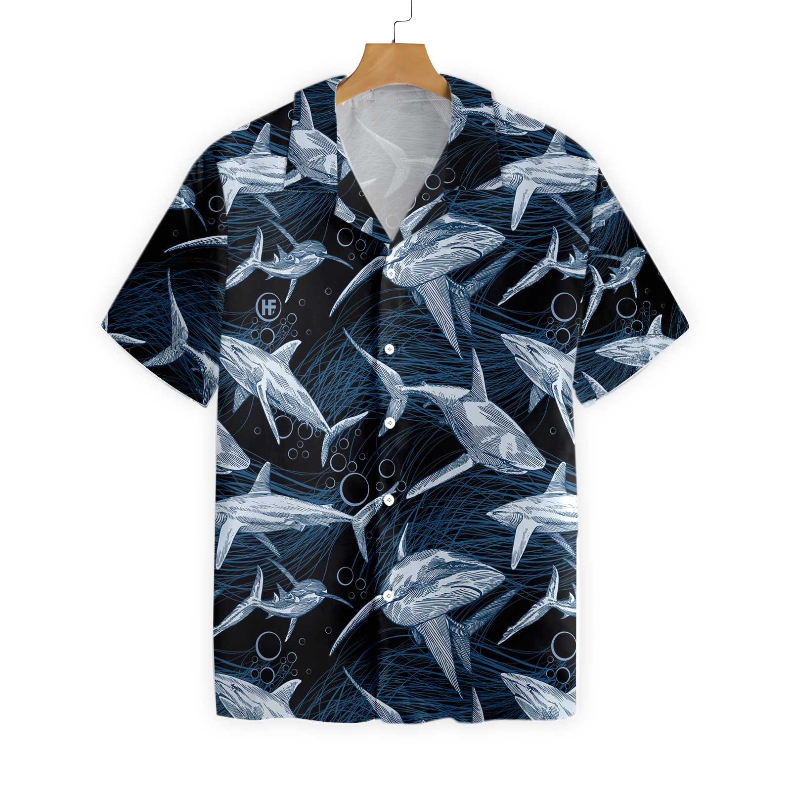 Under Water Shark Hawaiian Shirt