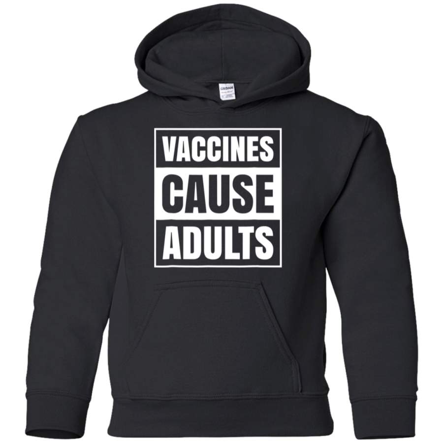 AGR Vaccines Cause Adults Shirt Funny Pro Vaccination Vaxxer Vax Shirt youth hoodie