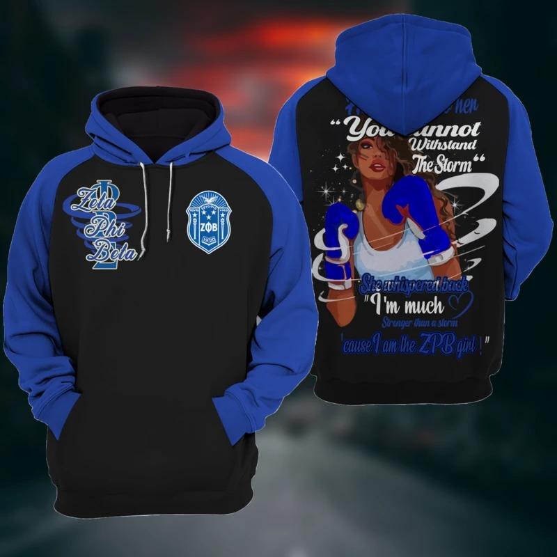 Wonderprint Hoodie – I Am Zeta Phi Beta Girl Hoodie