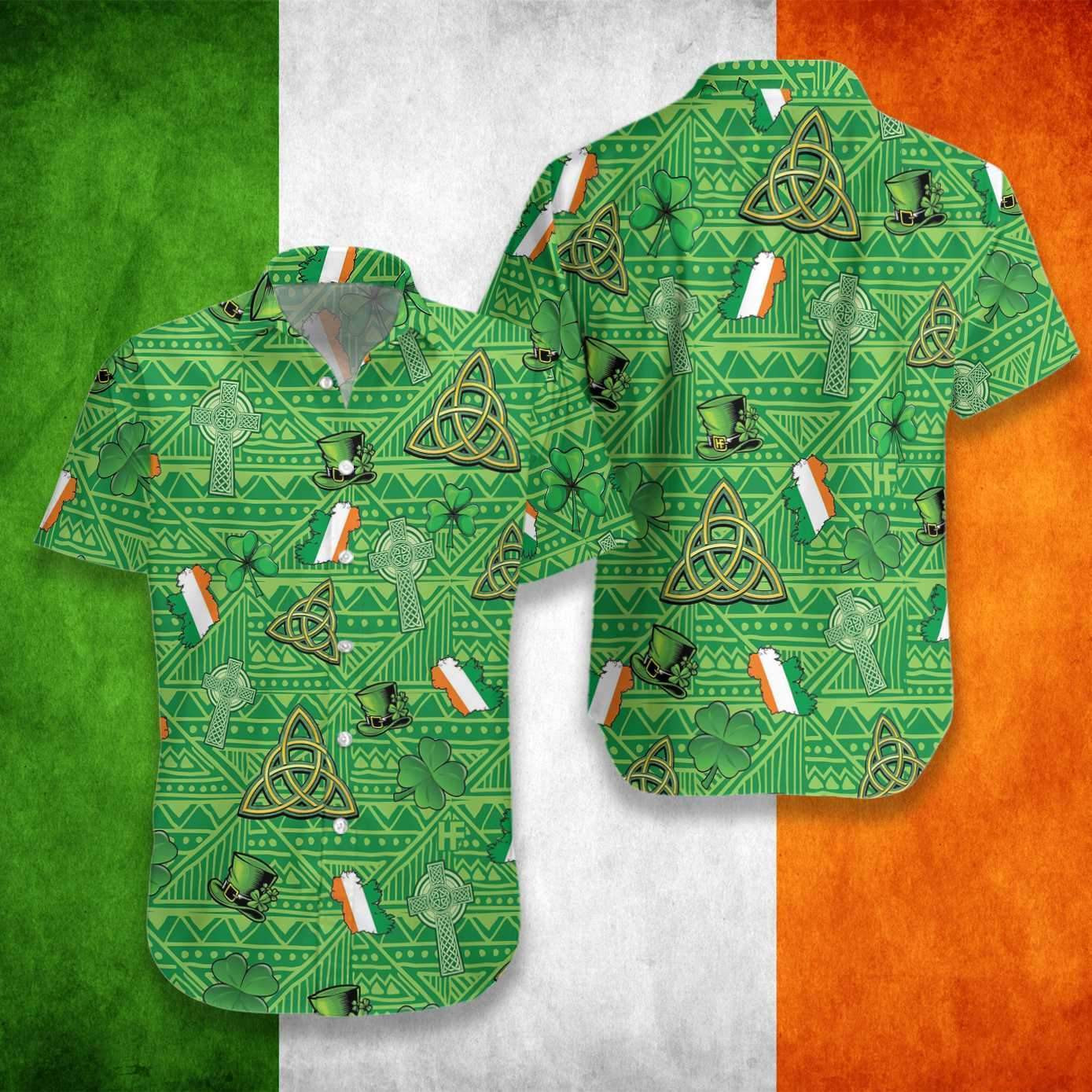 Irish Saint Patricks Day Hawaii Shirt Unisex Adult Ha17087