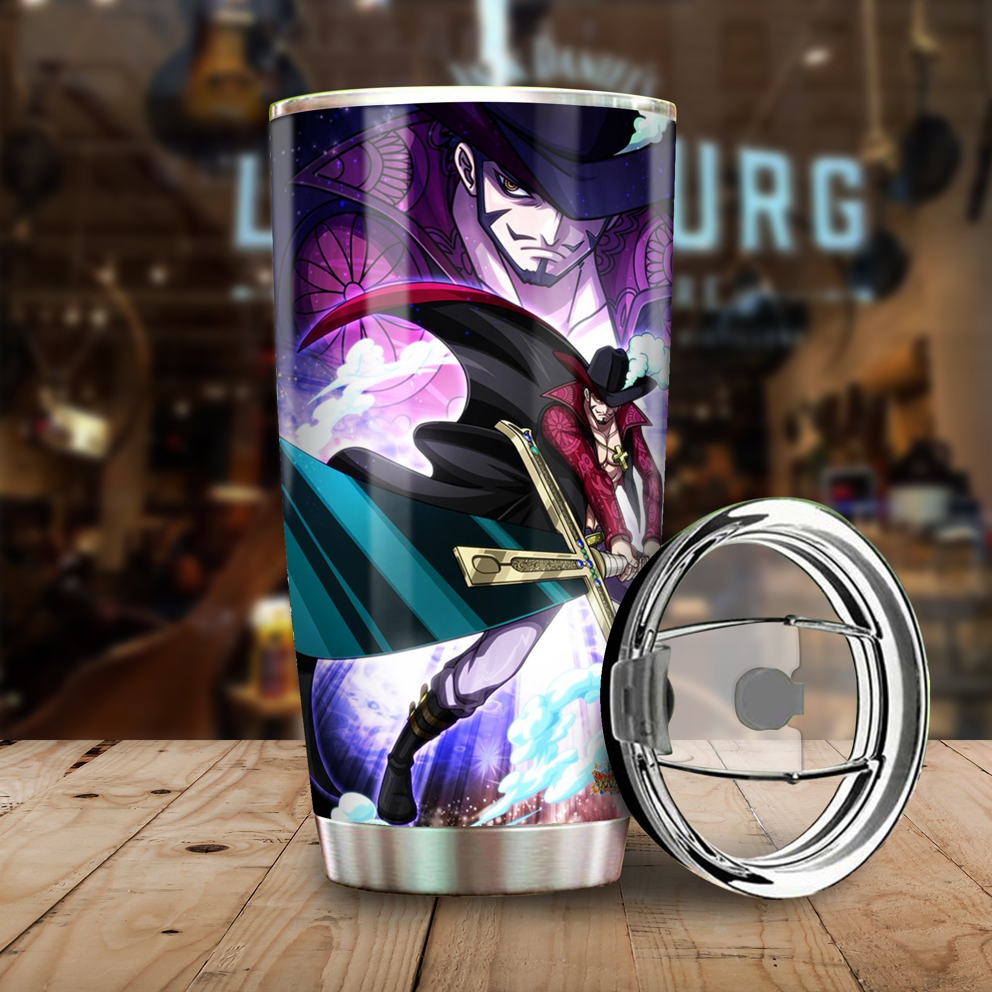 Strongest Swordsmen Mihawk All Over Print Tumbler