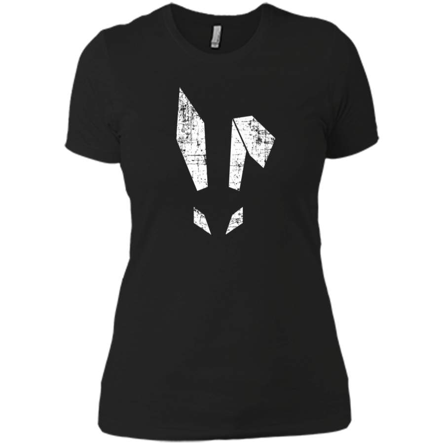 Bad Easter bunny geometric grunge look Men Woman T Shirt d Next Level Ladies Boyfriend Tee