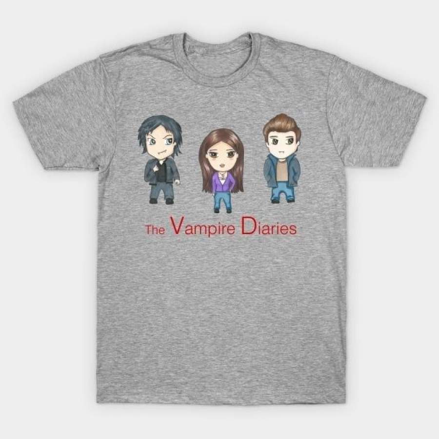 Vampire Diaries Family Diy Tee Short Sleeve Cotton T-Shirt Women And Men