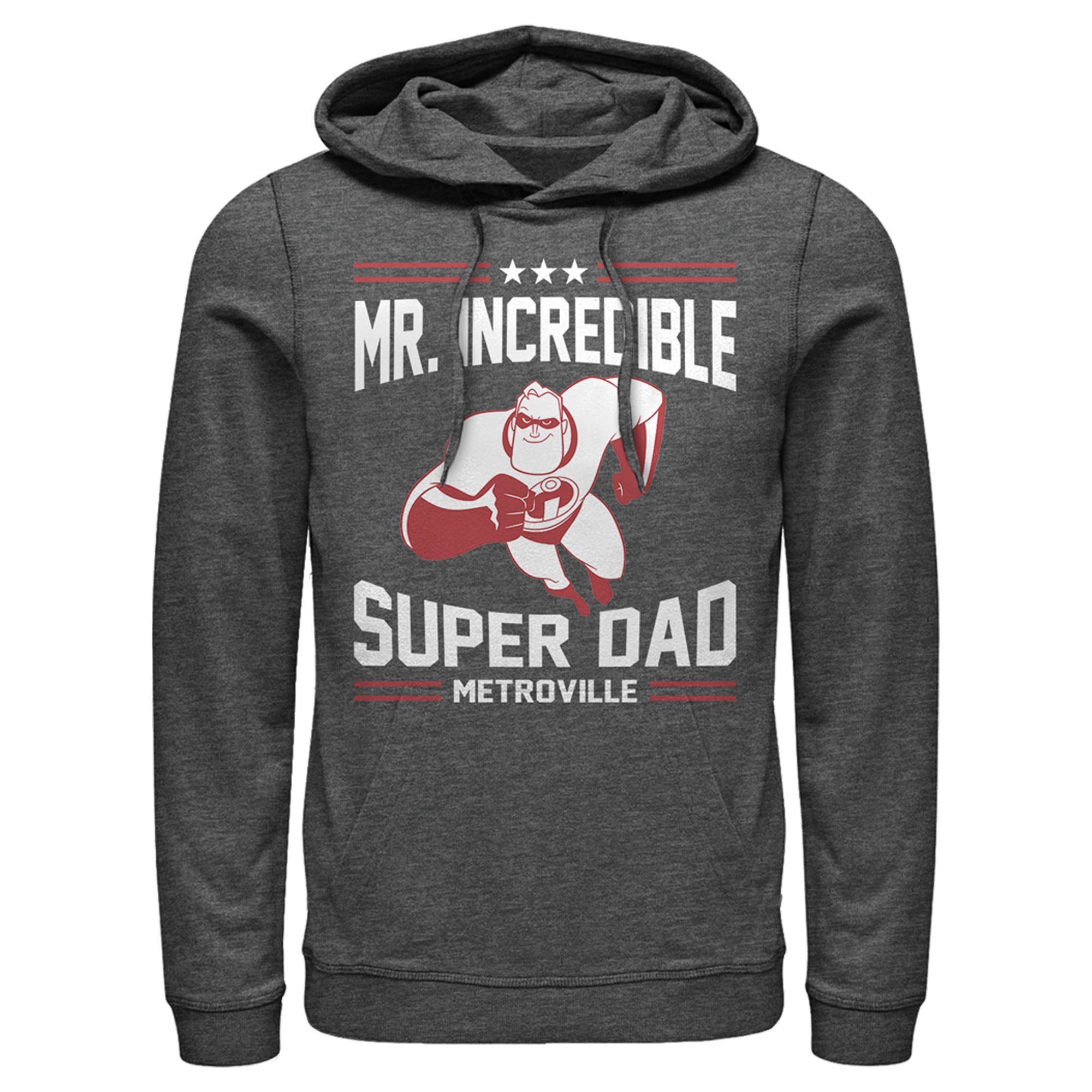 Men’S The Incredibles Mr. Incredible Super Dad Pull Over Hoodie