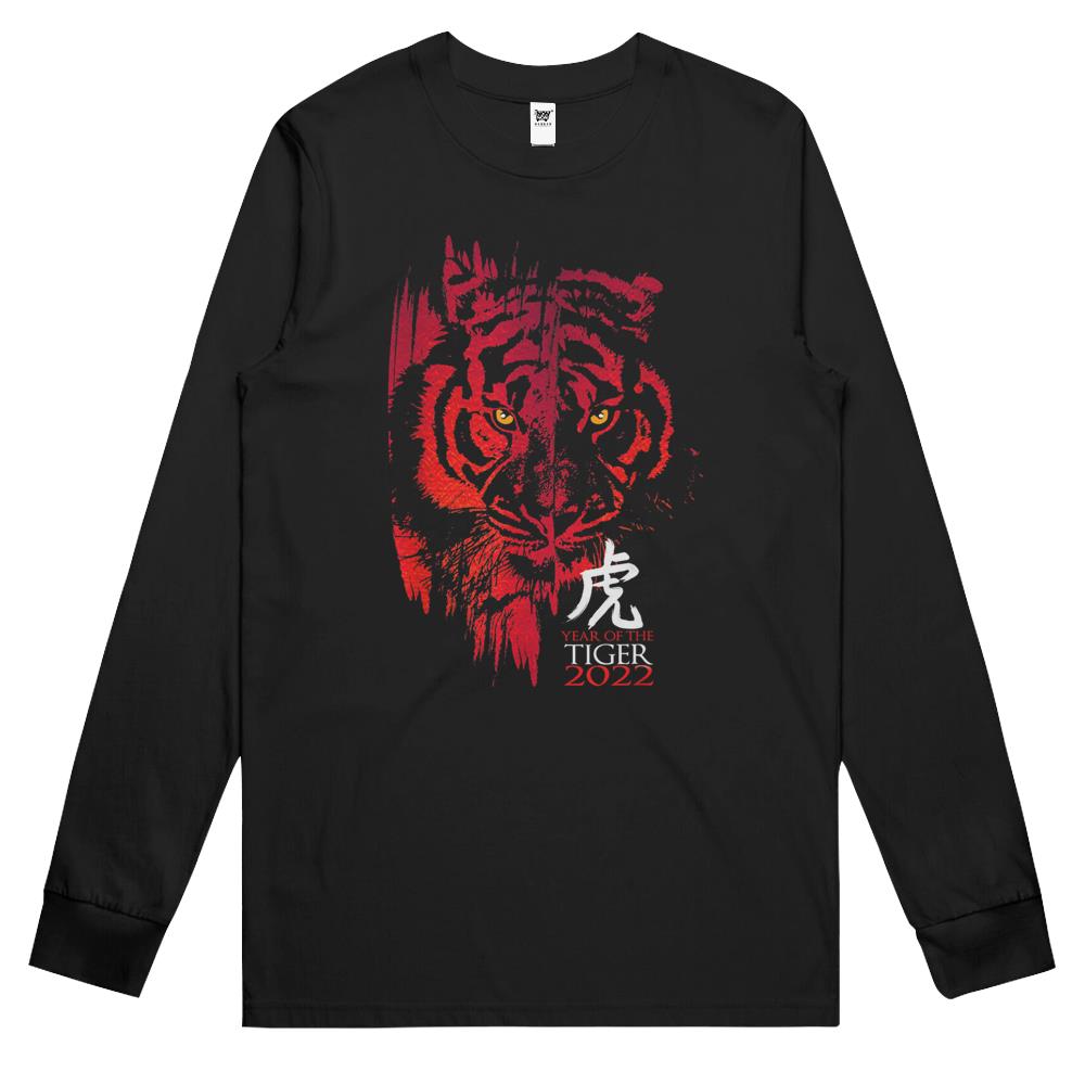 Chinese New Year 2022 Year Of The Tiger Zodiac Horoscope Long Sleeve T Shirts