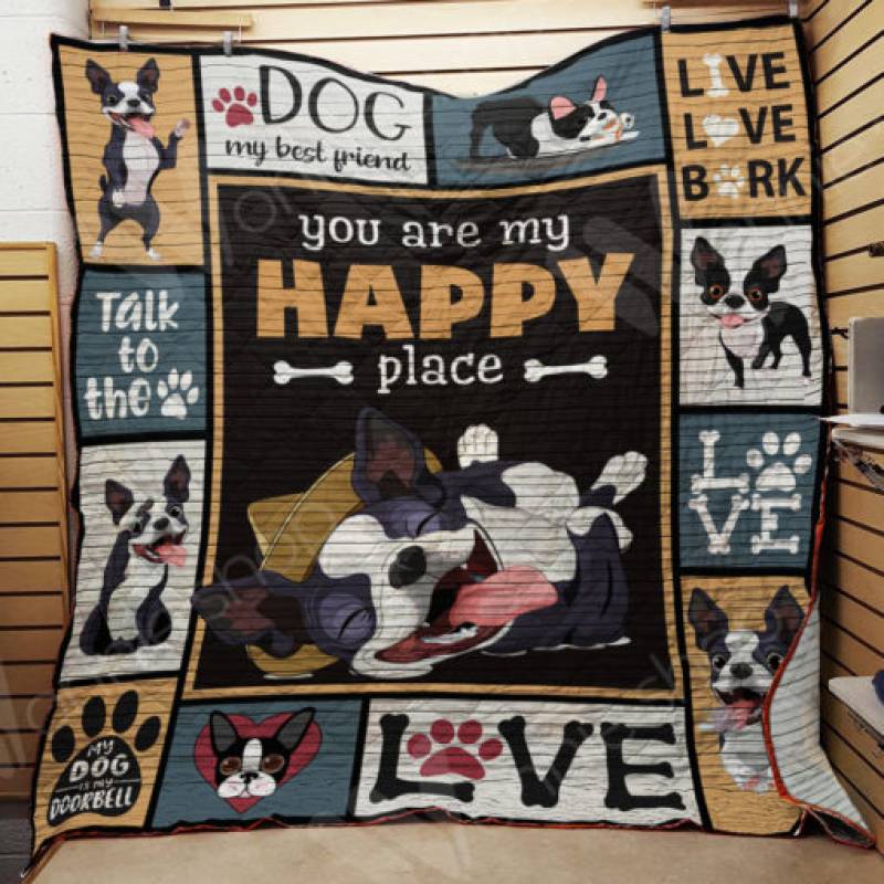 Boston Terrier Dog Blanket AU0701 90O47