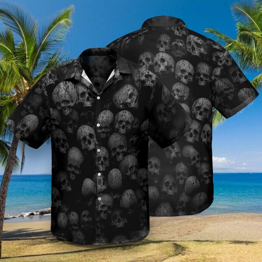 Skull Hawaiian Shirt Ha81236