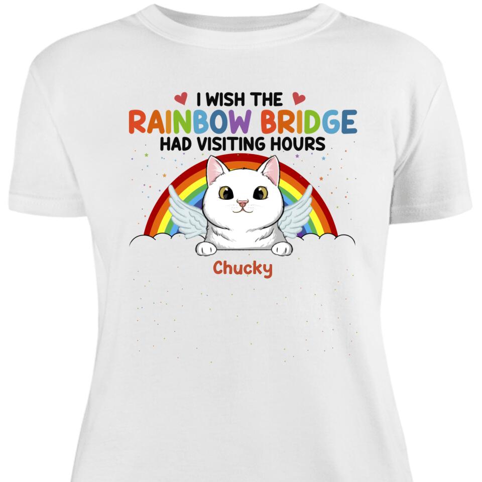 Personalized Memorial Cat Rainbow Bridge Women Shirt , Unique Gift For Cat Owner – Trending Personalized