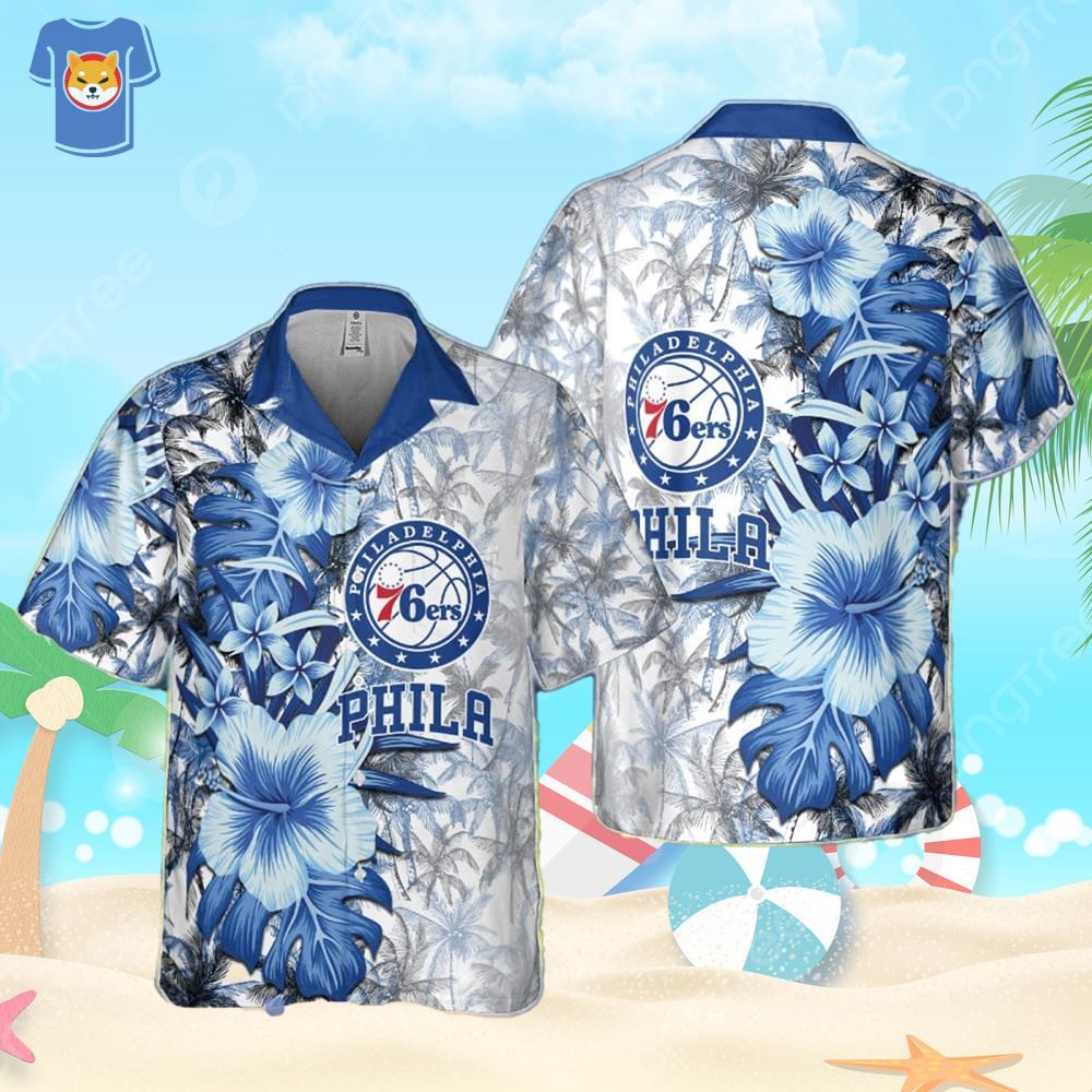 Philadelphia 76Ers National Basketball Association Hawaiian Shirt For Men Women