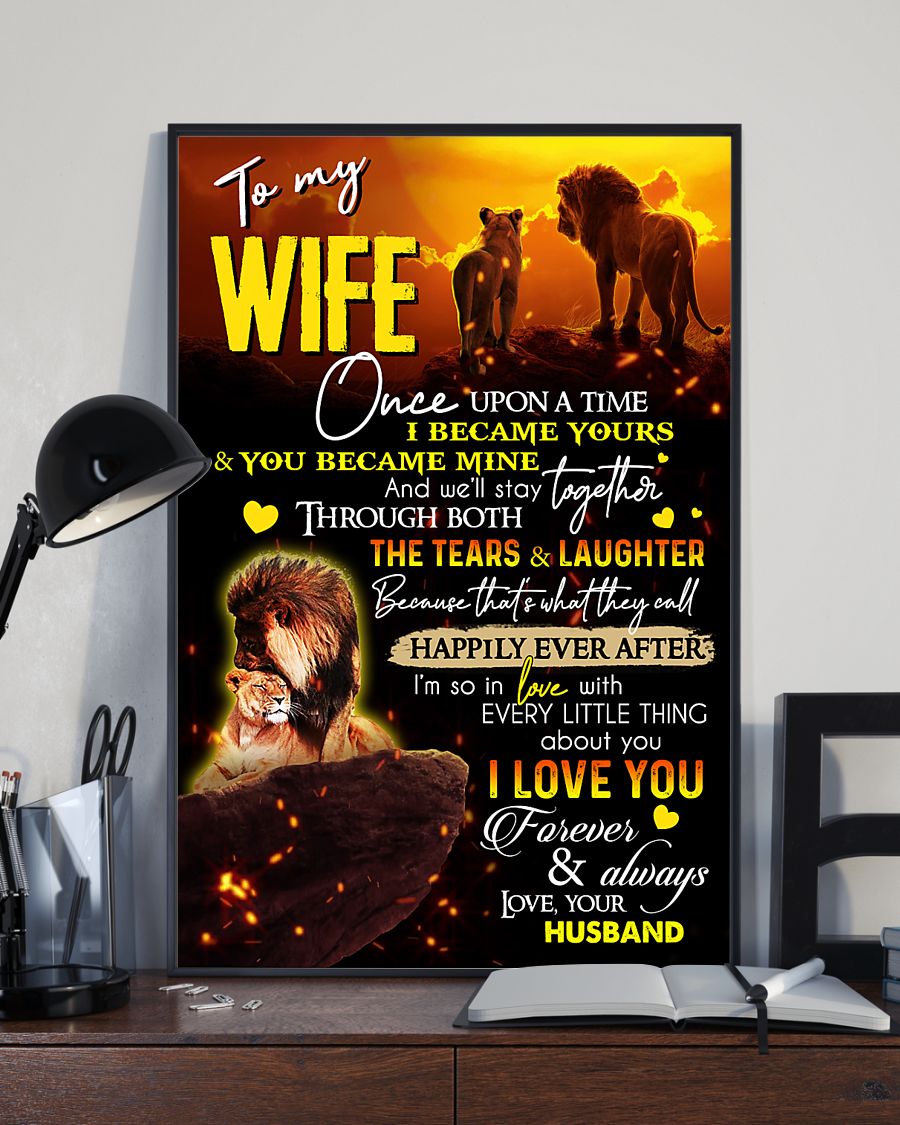 To My Wife – Lion Couple – Once Upon A Time – Poster 131