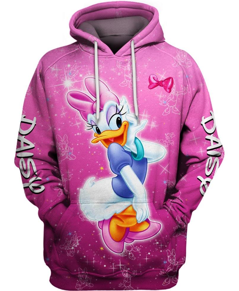 Daisy Duck Hoodie, Cute Daisy Duck Portrait Retro Shirt, Magic Kingdom DN Trip Family Vacation Gift