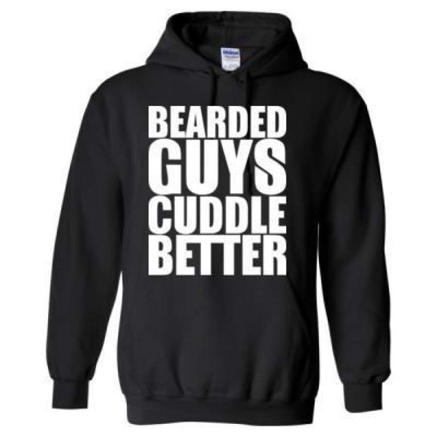 AGR Bearded Guys Cuddle Better – Heavy Blend™ Hooded Sweatshirt