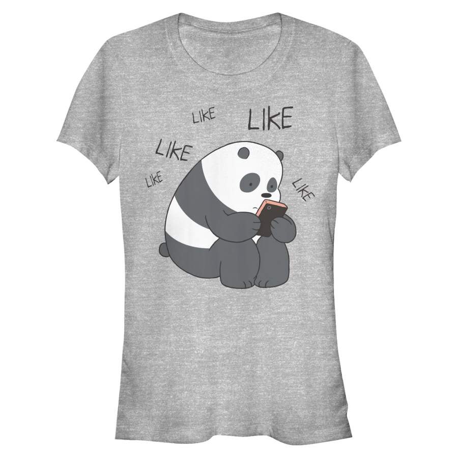 We Bare Bears Junior’s Panda Internet Likes T-Shirt