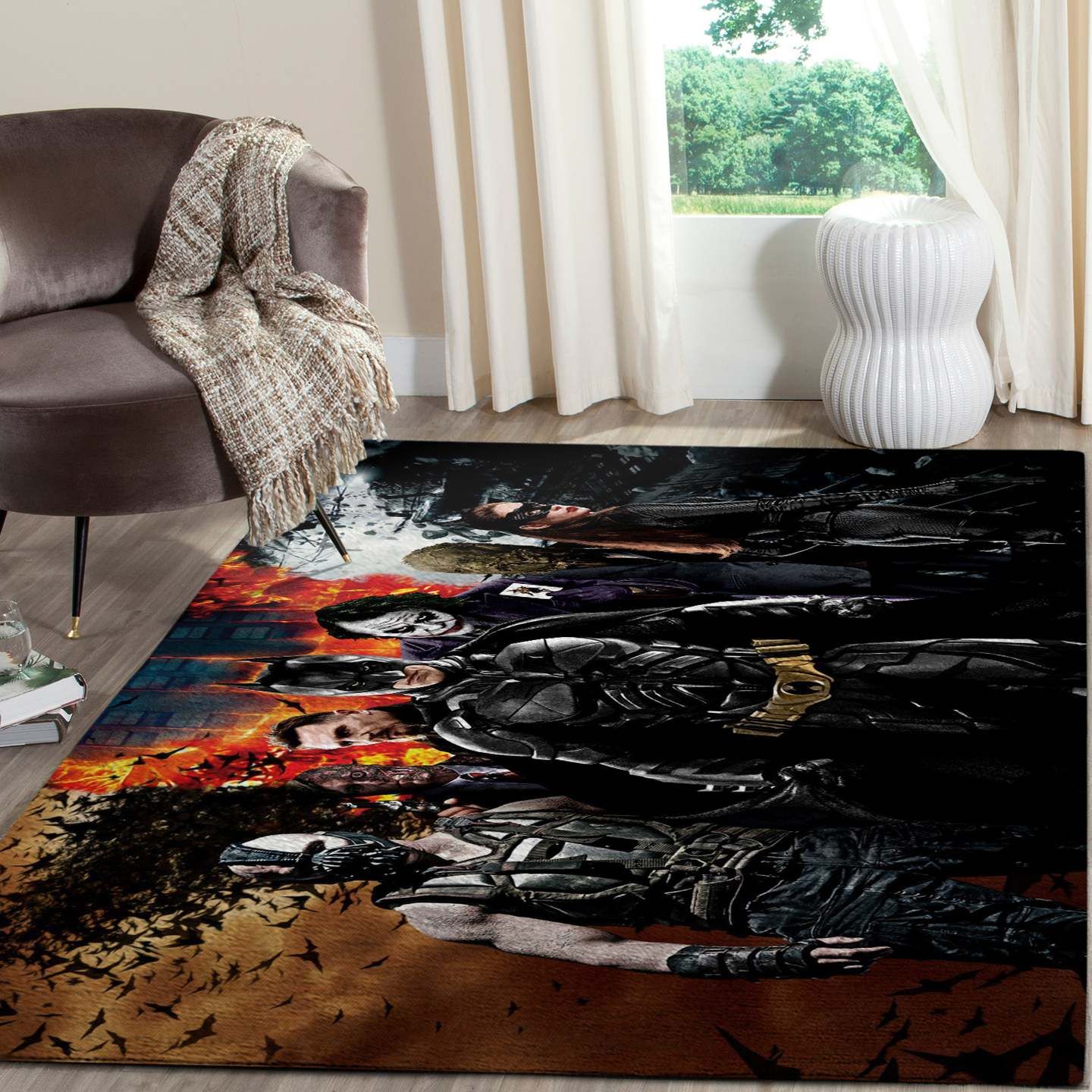 The 20 Rug Batman Area Rugs DC Comics SuperHero Movies Living Room Carpet FN081120 Christmas Gift Floor Decor