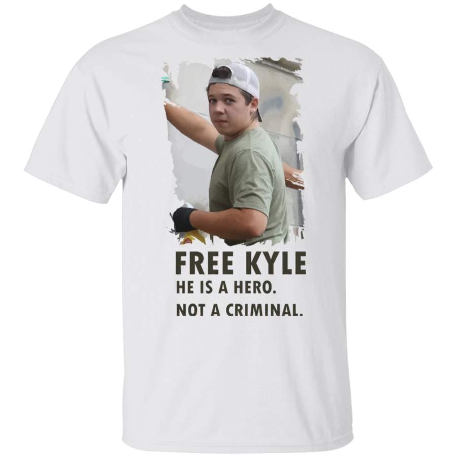 Kyle Rittenhouse He is a Hero Not A Criminal T-Shirt Kenosha Hat Trick Shirt