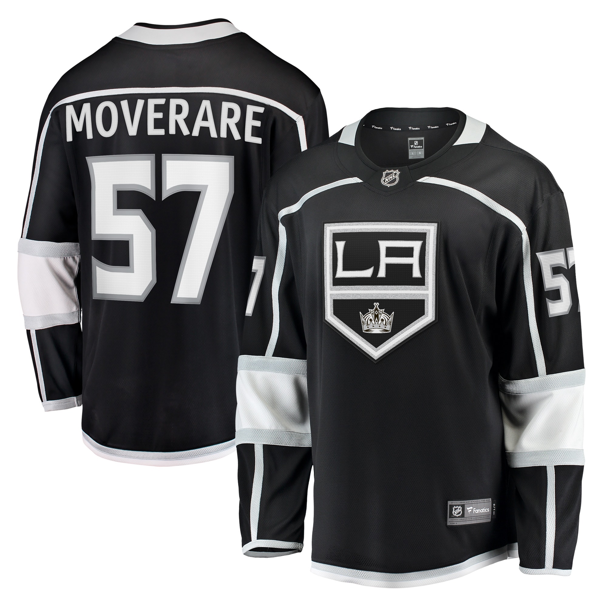 Jacob Moverare Los Angeles Kings Branded Home Breakaway Player Jersey – Black