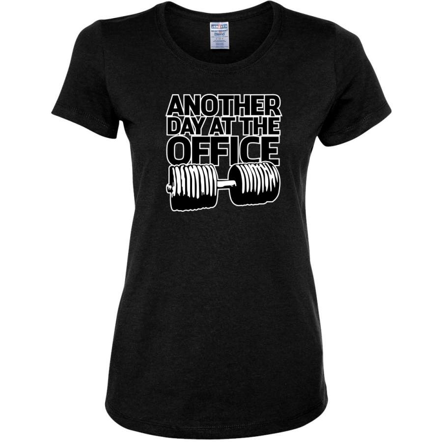 Another Day At The Office Gym / Workout Womens Graphic T-Shirt