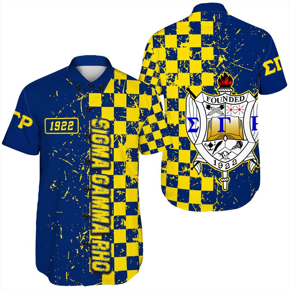 Wonder Print Shirt – Sigma Gamma Rho Caro Style Short Sleeve Shirt