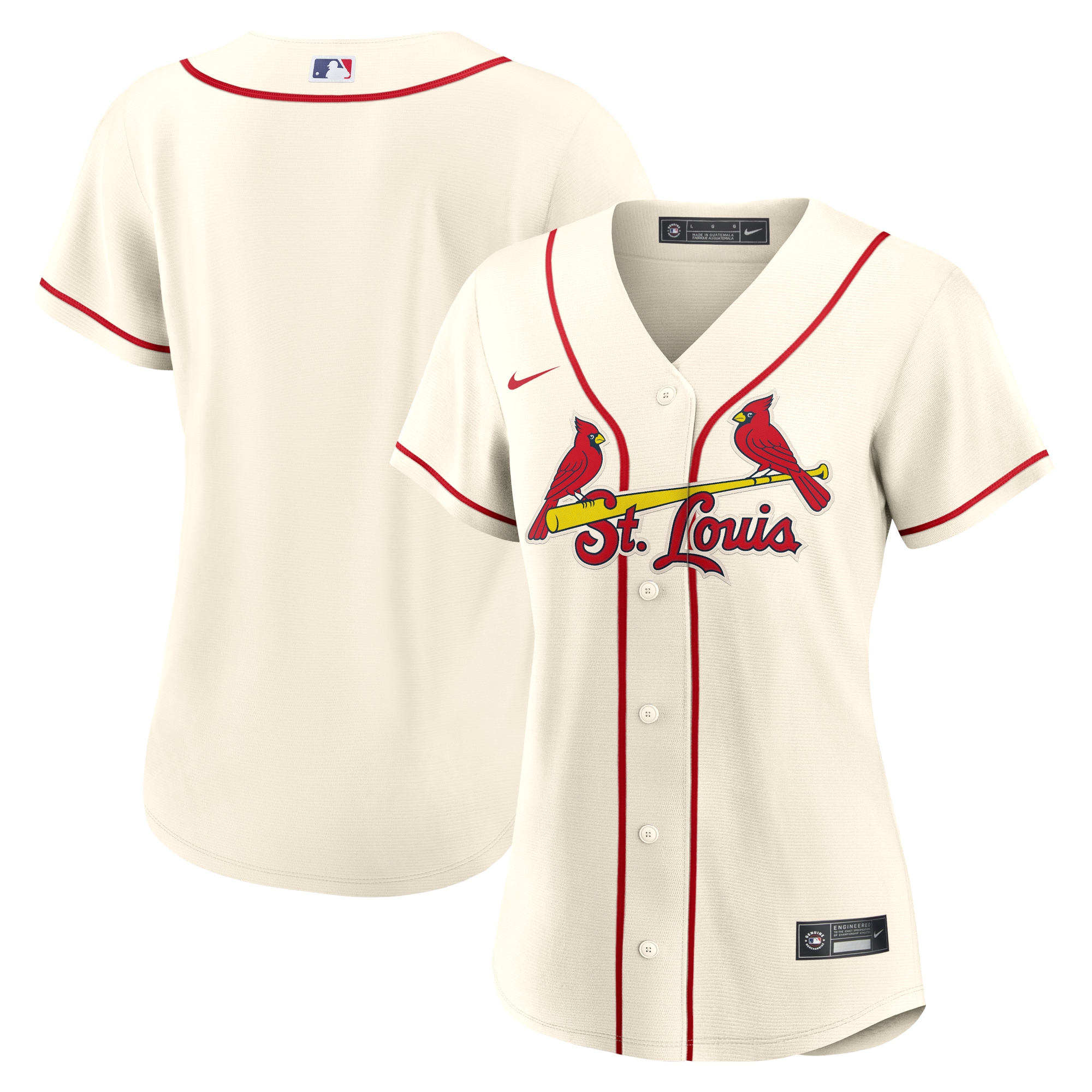 Women’s St. Louis Cardinals Cream Alternate Team Jersey