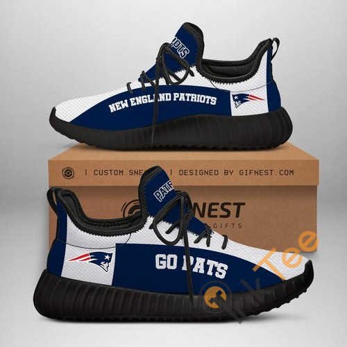 New England Patriots Football Team Custom Shoes Personalized Name Yeezy Sneakers