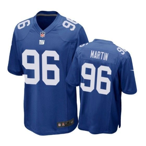 New York Giants Kareem Martin Game Royal Mens Jersey