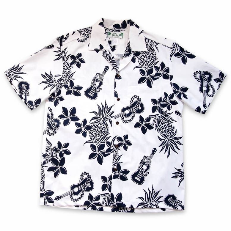 Ukulele White Awesome Design Hawaiian Shirt Dhc1806289