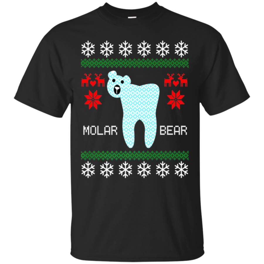 AGR Christmas Ugly Sweater Molar Bear Dentist Shirt t-shirt