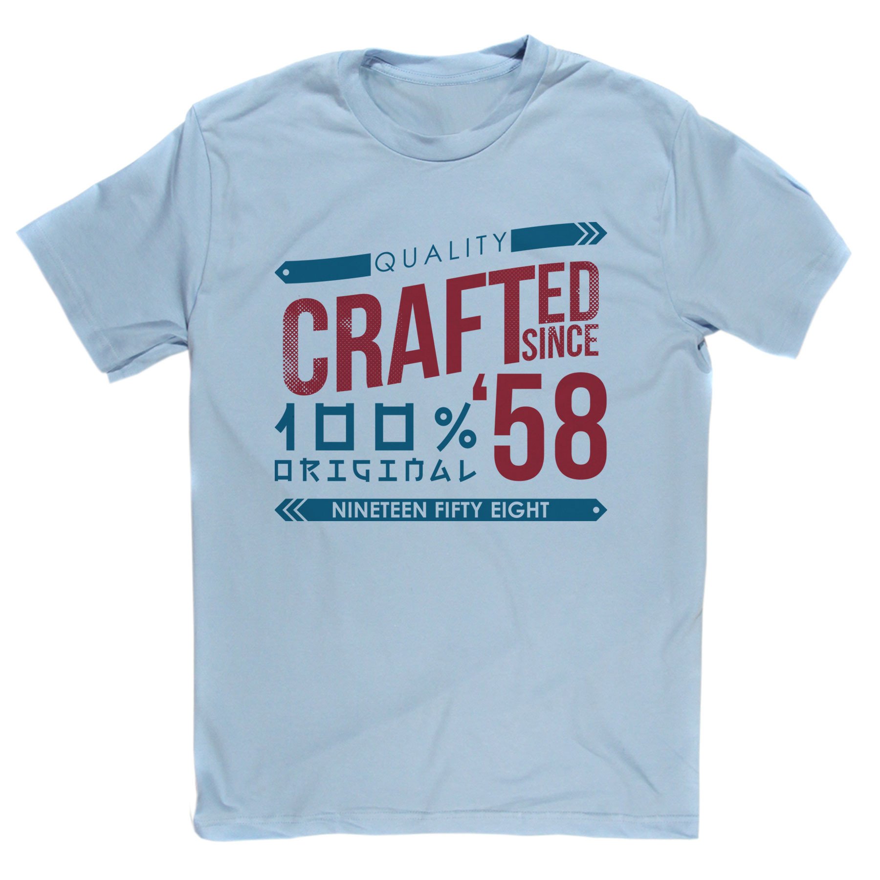 Crafted in 1958 Year T Shirt