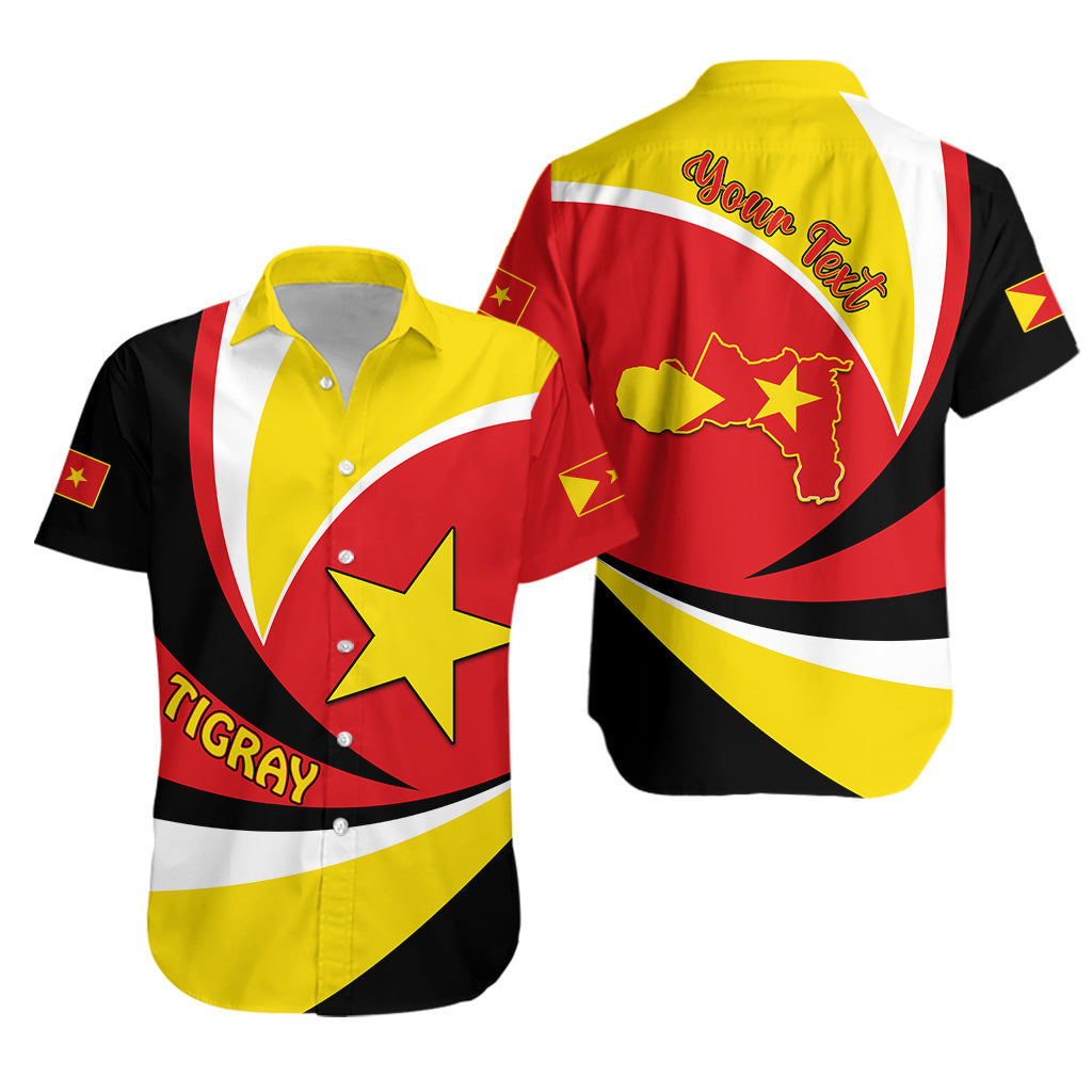 (Custom Personalised) Tigray Hawaiian Shirt Style Color Flag Lt13