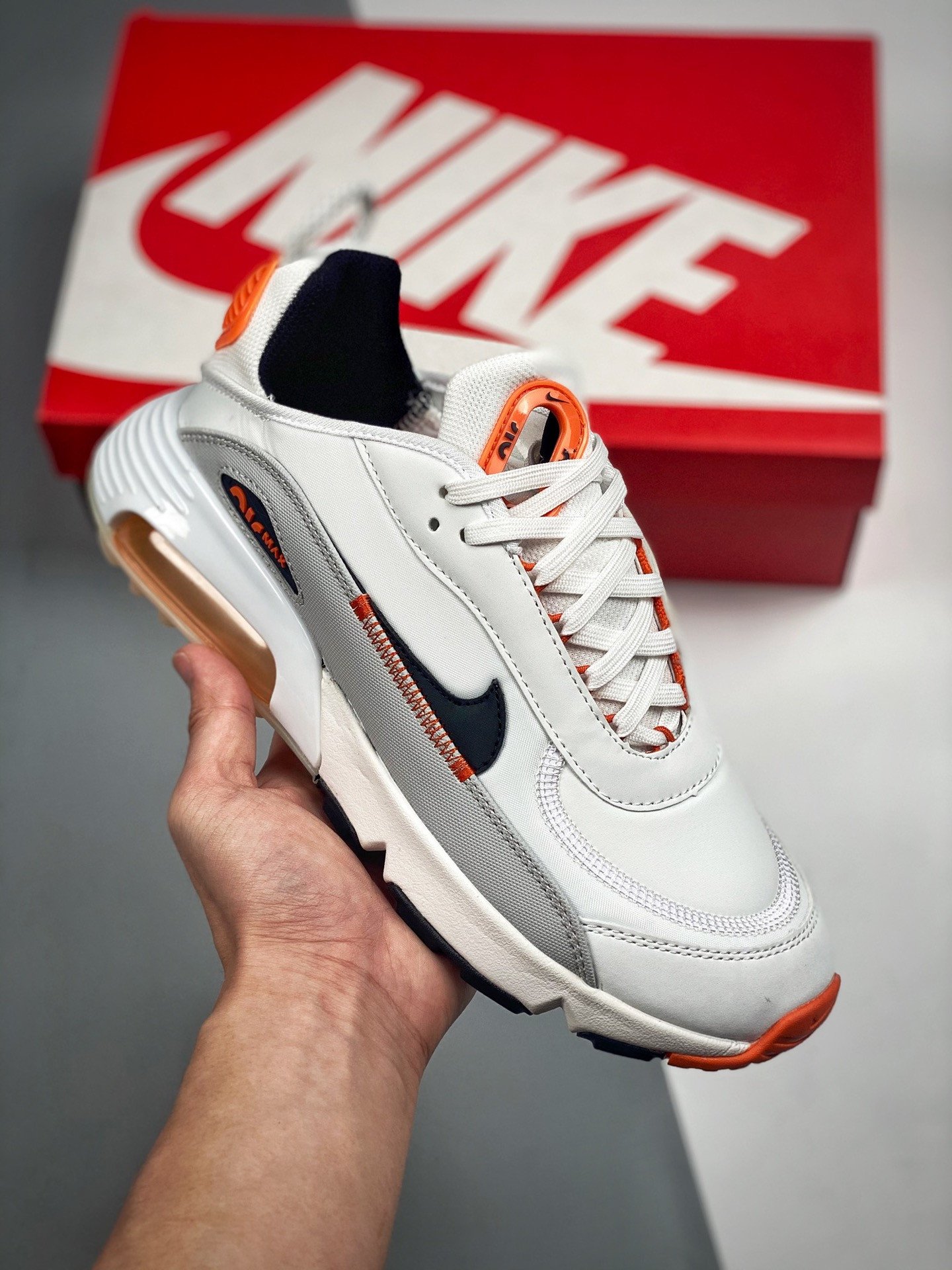 Nike Air Max 2090 White Grey Orange 5339856