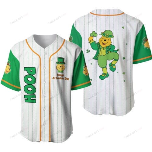Winnie The Pooh Baseball Jersey Bbj-W3I2