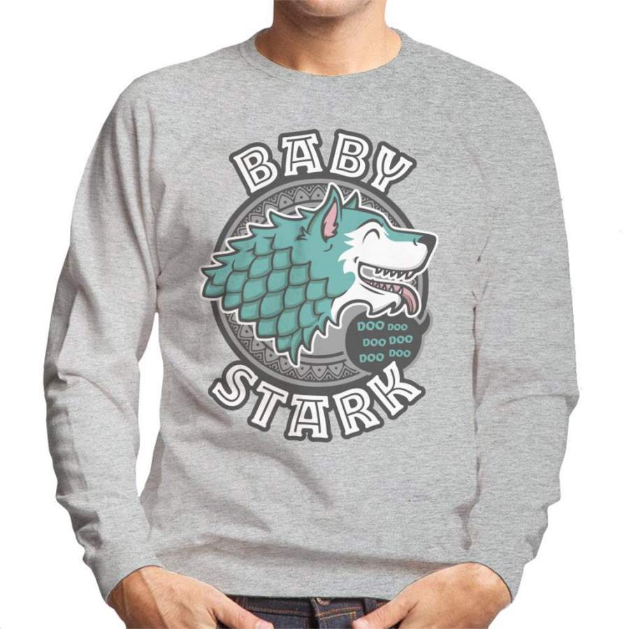 Baby Son Stark Baby Shark Family Game Of Thrones Men’s Sweatshirt