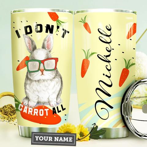 Bunny Personalized Stainless Steel Tumbler, Personalized Tumblers, Tumbler Cups, Custom Tumblers