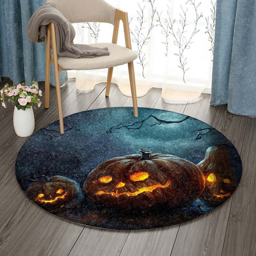 Happy Halloween IE4629 Round Rug BEVR3007