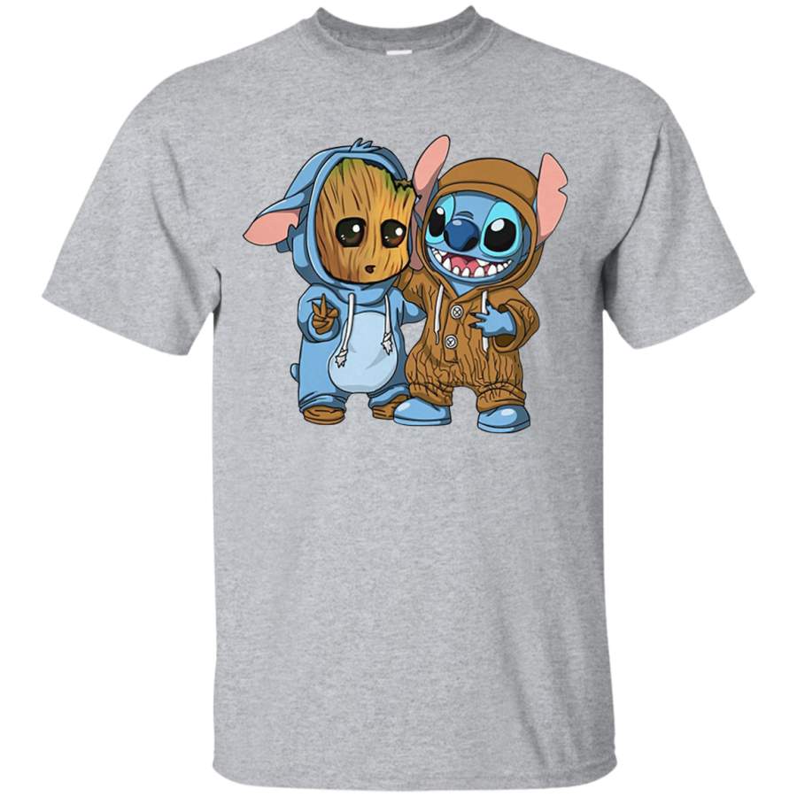 Groot And Stitch Forever T Shirt Ultra Cotton T-Shirt