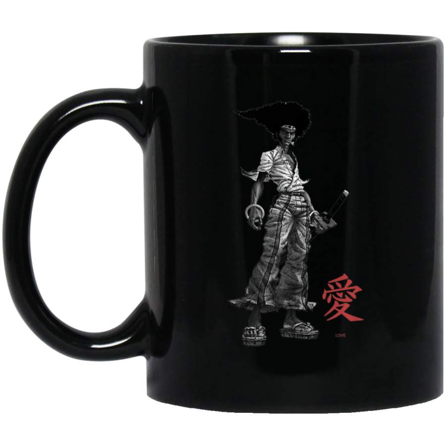 Afro Samurai Love Vintage Afro Samurai Coffee Mug