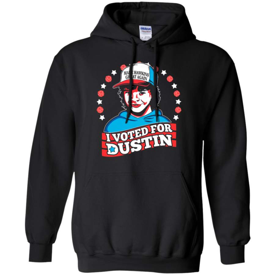 AGR Make Hawkins Great Again I Voted For Dustin Stranger Things Hoodie