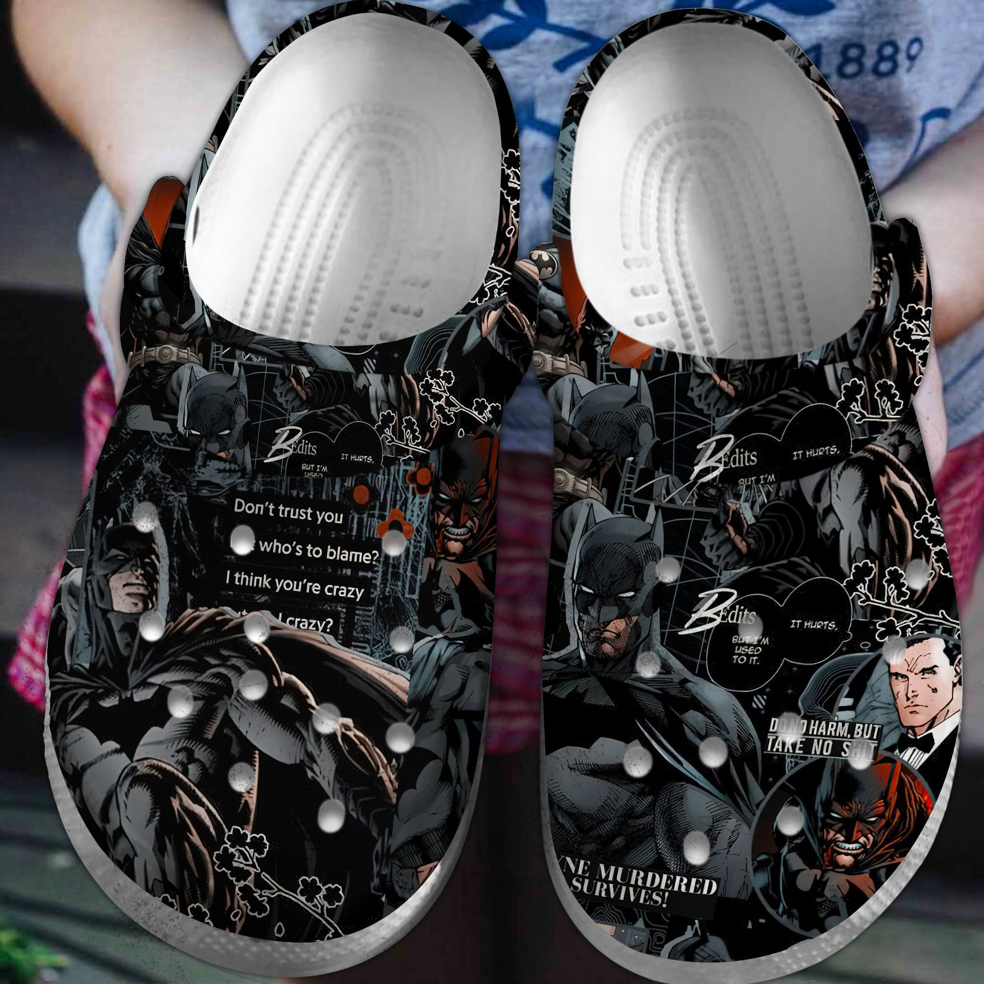 Batman Crocss Clogs For Men Women And Kid 8Iq72Waj